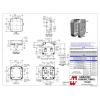 Hammond Electronics 1556DGY univerzální pouzdro 120 x 120 x 45 plast ABS zpomalující hoření šedá 1 ks