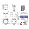 Hammond Electronics 1556HAGY univerzální pouzdro 200 x 200 x 70 plast ABS zpomalující hoření šedá 1 ks