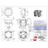 Hammond Electronics 1556BBK univerzální pouzdro 80 x 80 x 45 plast ABS zpomalující hoření černá 1 ks