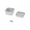 Hammond Electronics 1556BAGY univerzální pouzdro 80 x 80 x 60 plast ABS zpomalující hoření šedá 1 ks