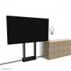 Neomounts držák na zeď pro monitor WL55-875BL1 1 Displej: (s) 94,0 cm (37) - 261,6 cm (103) černá s pohonem, nastavitelná výška