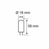 Paulmann 29045 LED Energetická třída (EEK2021) F (A - G) G9 pinová objímka 4.6 W teplá bílá (Ø x v) 18 mm x 58 mm 3 ks