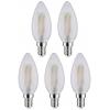 Paulmann 29096 LED Energetická třída (EEK2021) F (A - G) E14 svíčkový tvar 4.8 W neutrální bílá (Ø x v) 35 mm x 98 mm 5 ks