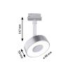 Paulmann Circle svítidla do lištových systémů (230 V) URail 5 W LED chrom (matný)