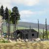 Busch 1853 H0 Vyhořelé lesní chaty