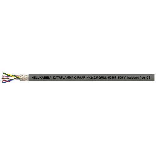 Helukabel 52455-100 kabel pro přenos dat 2 x 2 x 0.34 mm² šedá 100 m