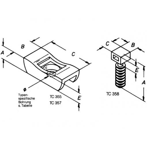 HELU TC 357 úchytka šroubovací 91047-25 UV stabilní, tepelně stabilní černá 25 ks