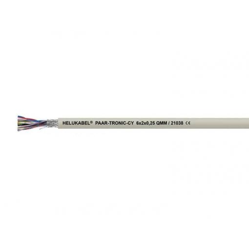 HELU 17054-100 datový kabel 2 x 2 x 1.5 mm² šedá 100 m