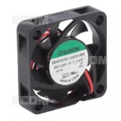 Ventilátor EE40101S1-1000U-999, 12 V DC, 40 × 40 × 10 mm