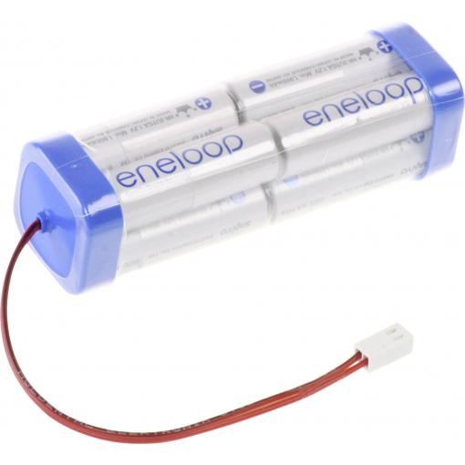 Panasonic eneloop Doppelwürfel F2x2x2 Futaba Akupack 8 x AA s kabelem, se zástrčkou Ni-MH 9.6 V 1900 mAh
