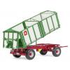 Wiking 077866 Spur 1 model přívěsu Kröger HKD 302, bílá