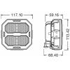 Osram Automotive pracovní světlomet 12 V, 24 V LEDriving® Cube PX2500 Ultra Wide LEDPWL 101-UW šířka rozsahu osvětlení (š x v x h) 68.4 x 113.42 x 117.1 mm