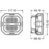 Osram Automotive pracovní světlomet 12 V, 24 V LEDriving® Cube PX4500 Spot LEDPWL 112-SP široké dálkové světlo (š x v x h) 68.4 x 113.42 x 117.1 mm 4500 lm