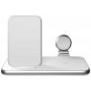 ZENS bezdrátová indukční nabíječka 15 W Aluminium Series 4 in 1 Stand Wireless Charger + Watch ZEDC15W/00 Výstup Qi standard, USB bílá