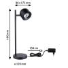 Paulmann Pane I 79777 LED stolní lampa LED 5.5 W černá