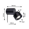 Paulmann Pane I 79776 LED stolní lampa LED 3 W černá