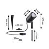 Paulmann Plug & Shine Shira 94849 Osvětlovací systém Plug&Shine LED zahradní reflektor LED 6.5 W RGBW antracitová