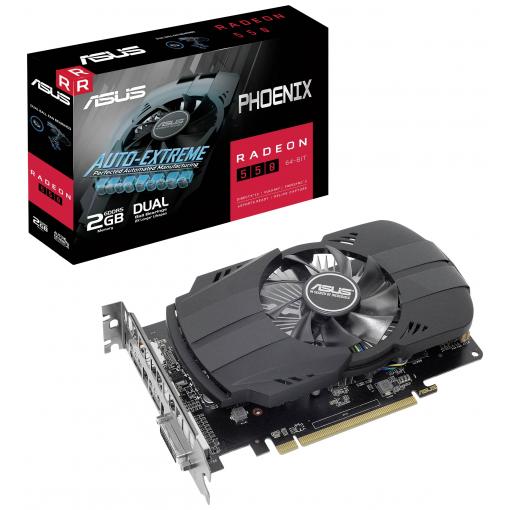 Asus grafická karta AMD Radeon RX 550 2 GB GDDR5 RAM PCIe HDMI™, DVI, DisplayPort