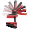 Jednoruční svěrka s otočnou rukojetí EZ360 Bessey EZ360-30 Rozsah roztažení: 195 - 465 mm Délka vyložení:80 mm