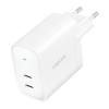 LogiLink PA0282 USB nabíječka, USB Power Delivery (USB-PD) , 2x USB-C®, 20 W, Dodávka energie, bílá