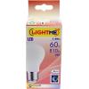 LightMe LM85247 LED Energetická třída (EEK2021) E (A - G) E27 klasická žárovka 7 W = 60 W teplá bílá (Ø x v) 60 mm x 108 mm 1 ks