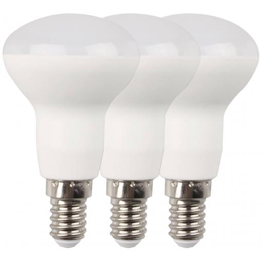 LightMe LM85919 LED Energetická třída (EEK2021) F (A - G) E14 4.9 W = 40 W teplá bílá (Ø x v) 50 mm x 86 mm 3 ks