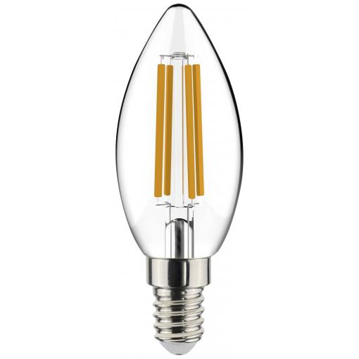 LightMe LM85931 LED Energetická třída (EEK2021) F (A - G) E14 svíčkový tvar 4.5 W = 40 W teplá bílá (Ø x v) 35 mm x 97 mm 5 ks