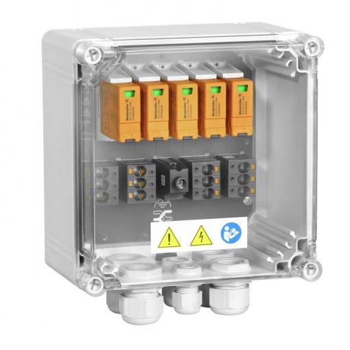 Weidmüller 2866330000 PVN DC 2IN/1OUTX2 2MPPT SPD2R CG 1.1KV Box pro připojení generátoru 1 ks