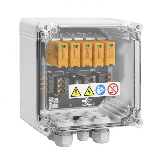 Weidmüller 2866320000 PVN DC 2IN/1OUTX2 2MPPT SPD1R CG 1.1KV Box pro připojení generátoru Přepětová ochrana pro: fotovoltaické zařízení 1 ks