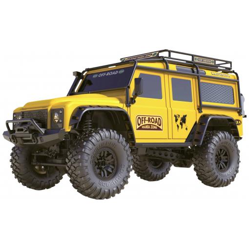 Amewi Dirt Climbing SUV Safari komutátorový 1:10 RC model auta elektrický Crawler 4WD (4x4) RtR 2,4 GHz vč. akumulátorů a nabíječky , se světelným efektem, vč.