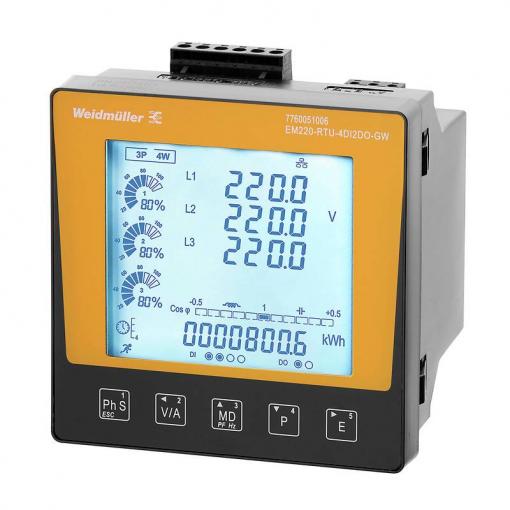 Weidmüller EM220-RTU-4DI2DO-GW 7760051006 Jednofázový elektroměr 1 ks