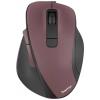 Hama optická ergonomická myš, přenos bezdrátový, 6 tlačítko, 1600 dpi, bordó