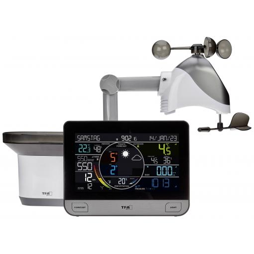 TFA Dostmann WLAN View Pro 35.8003.01 internetová meteostanice Předpověď pro s WiFi 7 dní Počet senzorů (max.) 4