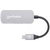 Manhattan USB-C® dokovací stanice USB-C auf HDMI 3-in-1 Docking-Konverter Vhodné pro značky (dokovací stanice pro notebook): univerzální napájení USB-C®