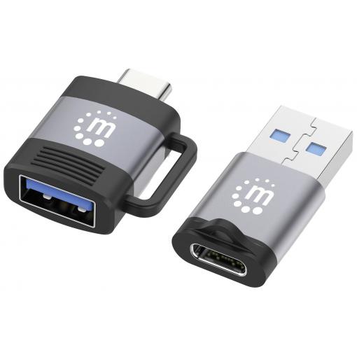 Manhattan USB 2.0 adaptér [2x USB 3.2 gen. 1 zásuvka A, USB 3.0 zásuvka C - 2x USB 3.0 zástrčka C , USB 3.0 zástrčka A] USB-C - USB-A-Adapter & USB-A -