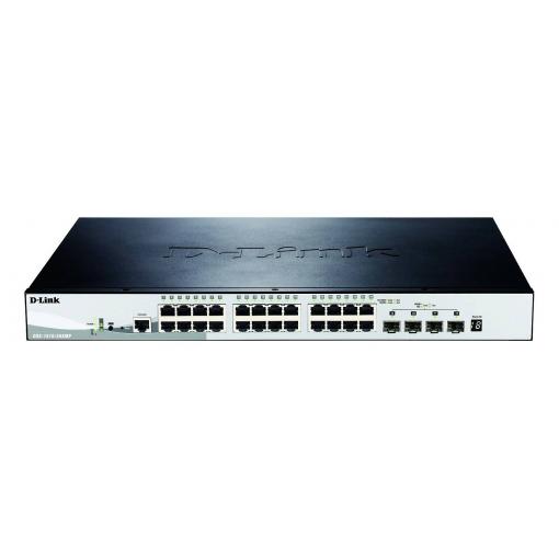 D-Link DGS-1510-28XMP/E DGS-1510-28XMP/E síťový switch 24 + 4 porty 128 Gbit/s funkce PoE