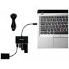 Kensington K39124EU USB Hub 4 porty USB-A, USB-C® USB 3.0 5 GBit/s s konektorem USB C černá CH1000 USB-C 4-Port Hub