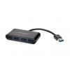 Kensington K39121EU USB Hub 4 porty USB-A USB 3.0 5 GBit/s černá UH4000 4 Port Hub
