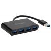 Kensington K39121EU USB Hub 4 porty USB-A USB 3.0 5 GBit/s černá UH4000 4 Port Hub