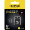 Intenso 16GB microSDHC Performance paměťová karta microSD 16 GB Class 10 UHS-I vodotěsné