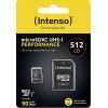 Intenso 512GB microSDXC Performance paměťová karta microSD 512 GB Class 10 UHS-I vodotěsné