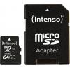 Intenso 64GB microSDXC Performance paměťová karta microSD 64 GB Class 10 UHS-I vodotěsné