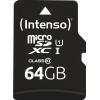 Intenso 64GB microSDXC Performance paměťová karta microSD 64 GB Class 10 UHS-I vodotěsné