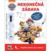 Nekonečná zábava Tlapková patrola – stíratelná knížka s cviky