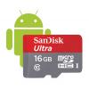 Karta paměťová SANDISK MICRO SDHC 16GB CLASS 10 + adaptér SDSQUAR-016G-GN6MA