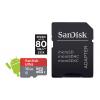 Karta paměťová SANDISK MICRO SDHC 16GB CLASS 10 + adaptér SDSQUAR-016G-GN6MA