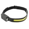 Čelová svítilna COB LED HOGERT, nabíjecí, 3,7 V / 1200 mAh, IPX2