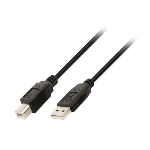 Kabel 1x USB 2.0 A konektor - 1x USB 2.0 B zdířka 3m VALUELINE VLCP60100B30