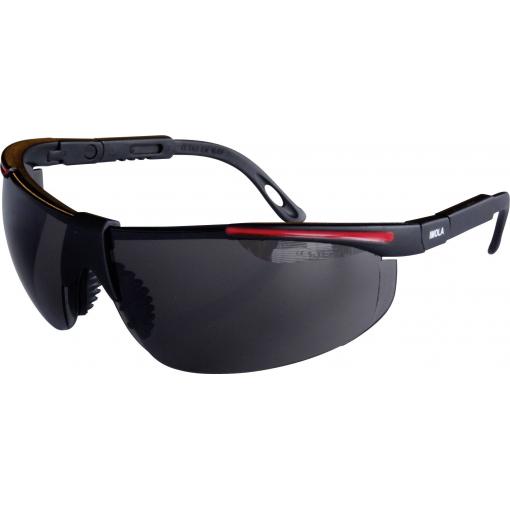 protectionworld  2012009 ochranné brýle vč. ochrany před UV zářením černá, červená DIN EN 166-1