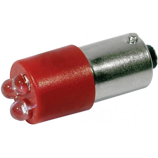 CML 18626230 indikační LED červená BA9s 230 V/AC 120 mcd